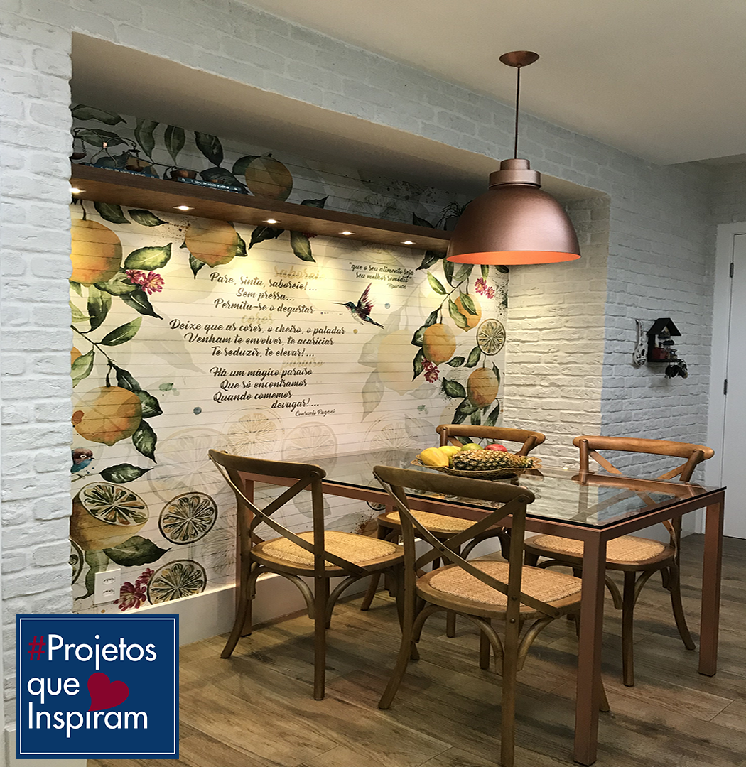 #ProjetosQueInspiram - Um Charme de Cozinha, por Hellen Rocha e Potira Manhães